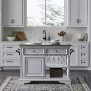 Magnolia Manor - Bar Cart - Antique White