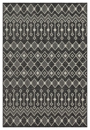 Sunshine - 5'3" X 7'3" Indoor, Outdoor Area Rug - Anthracite