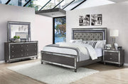 Refino - King 4 Piece Bedroom Set - Gunmetal