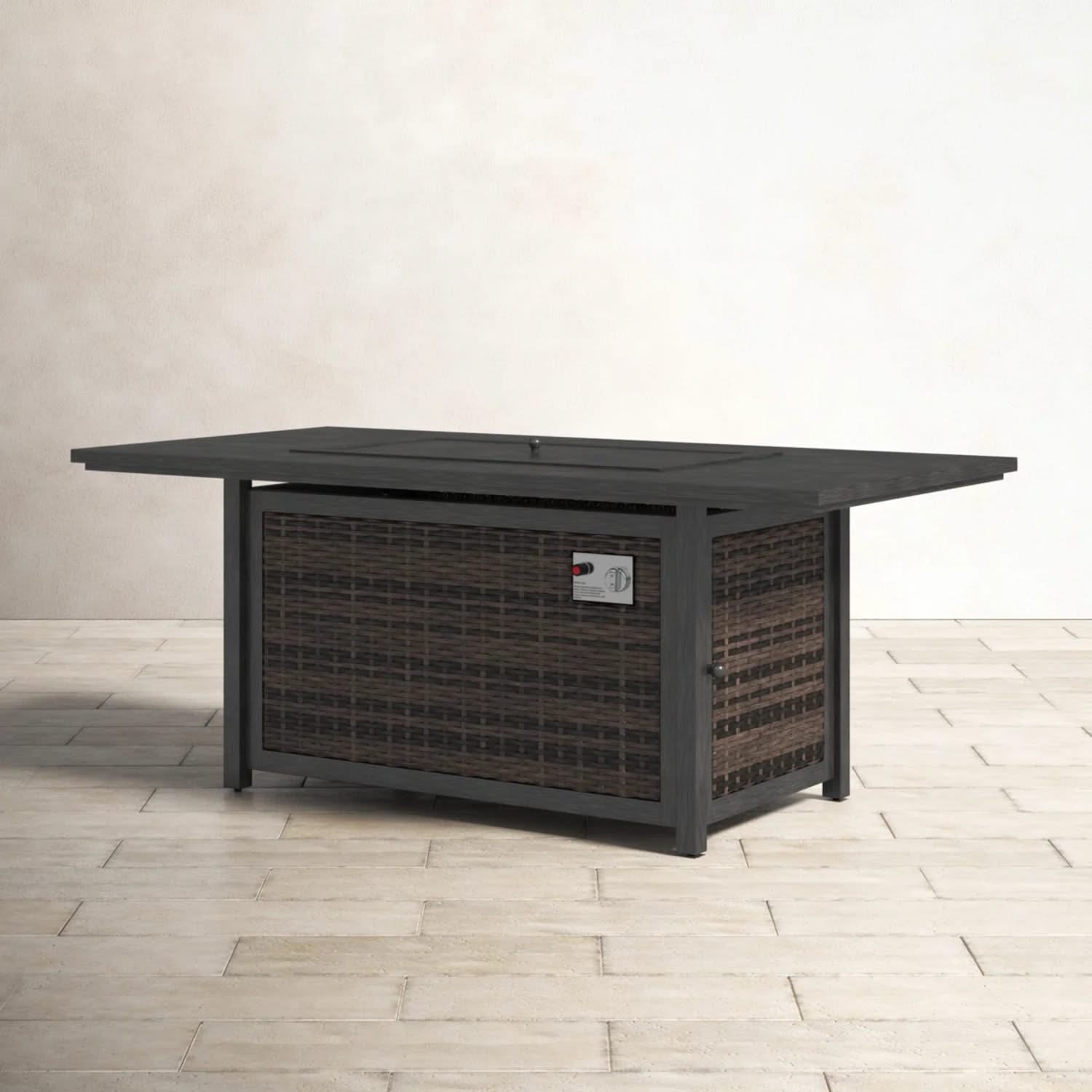 Propane Fire Pit Table - Espresso