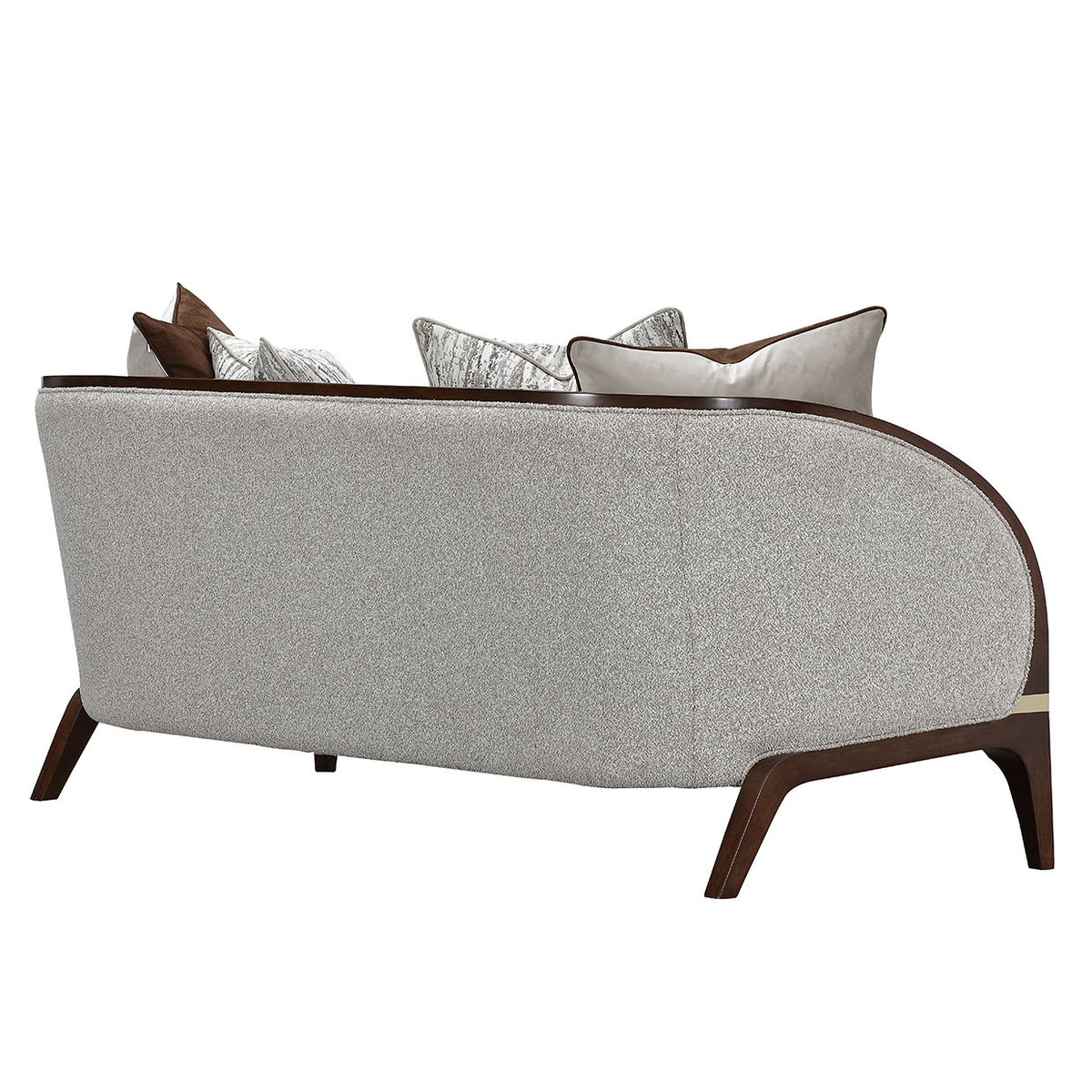 Houston - Loveseat - Pebble / Walnut