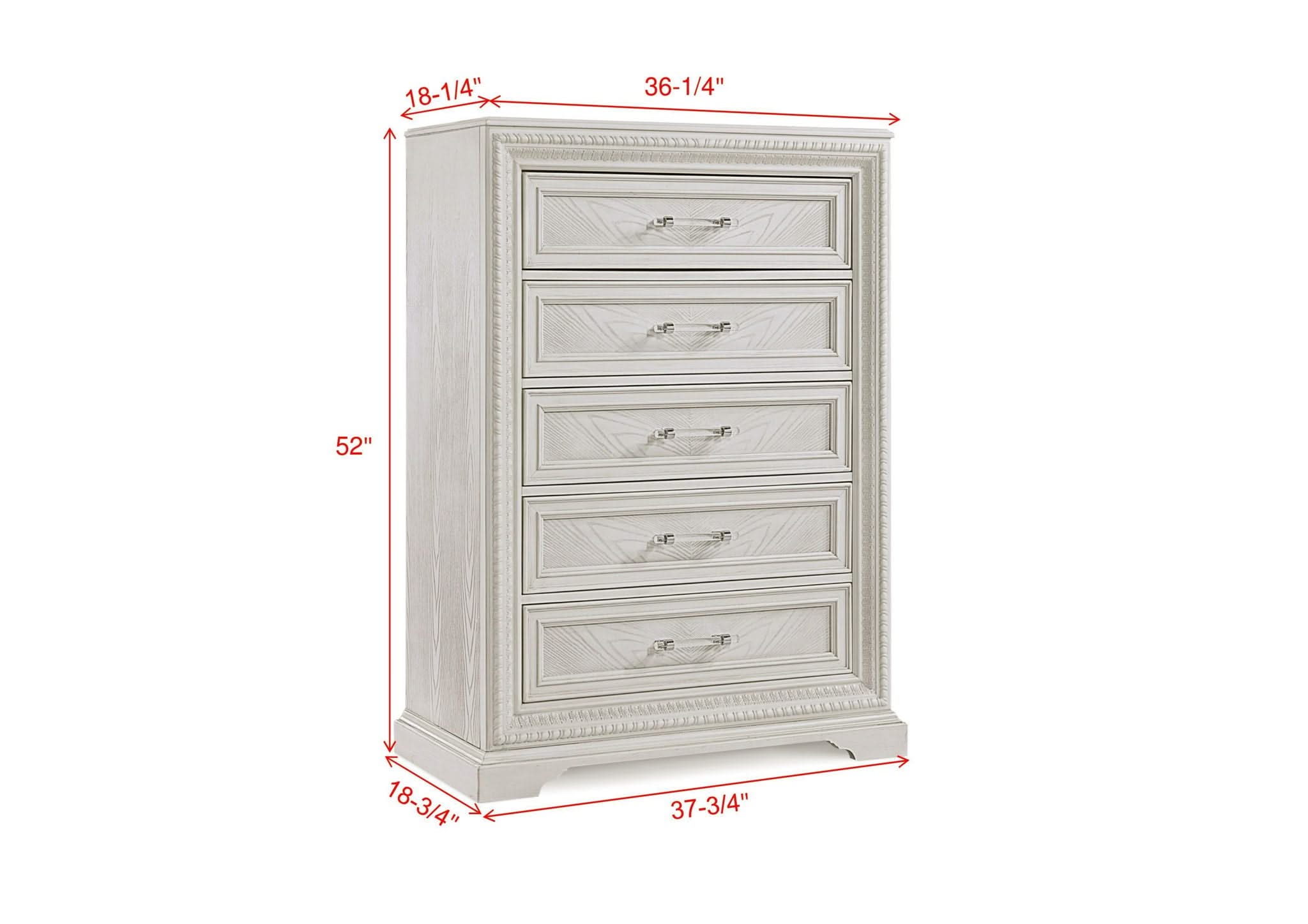 Alexandria - Accent Chest - White