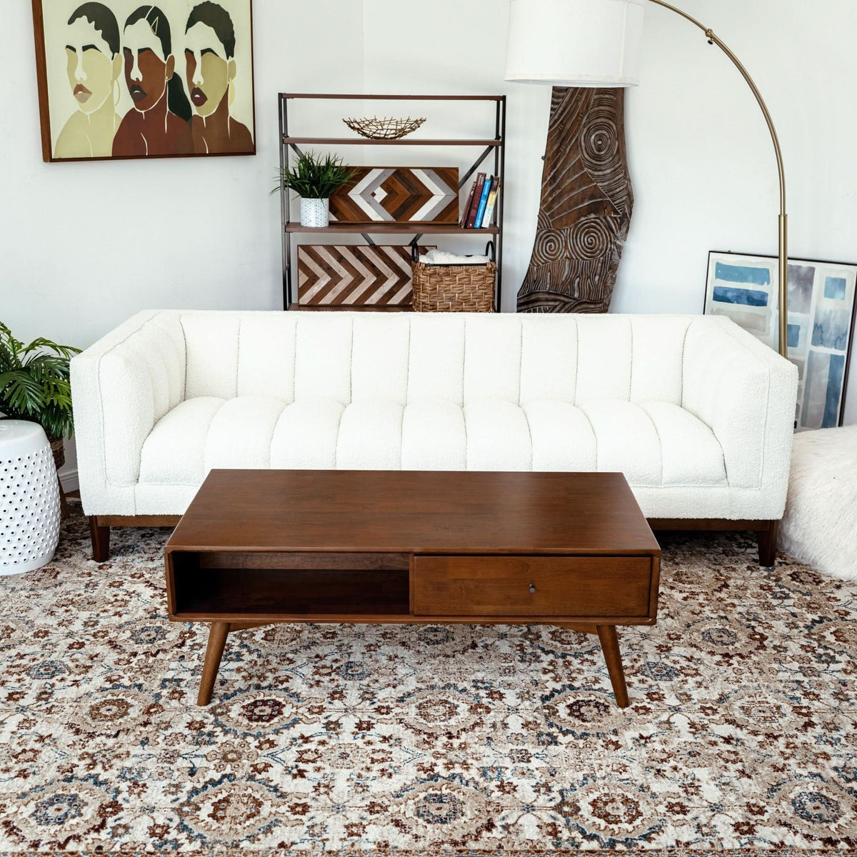 Caroline - Coffee Table - Walnut Brown