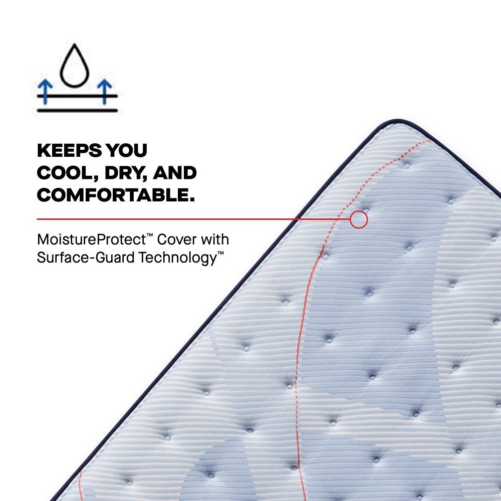 Posturepedic Plus - Paterson II Euro Pillow Top Firm Mattress
