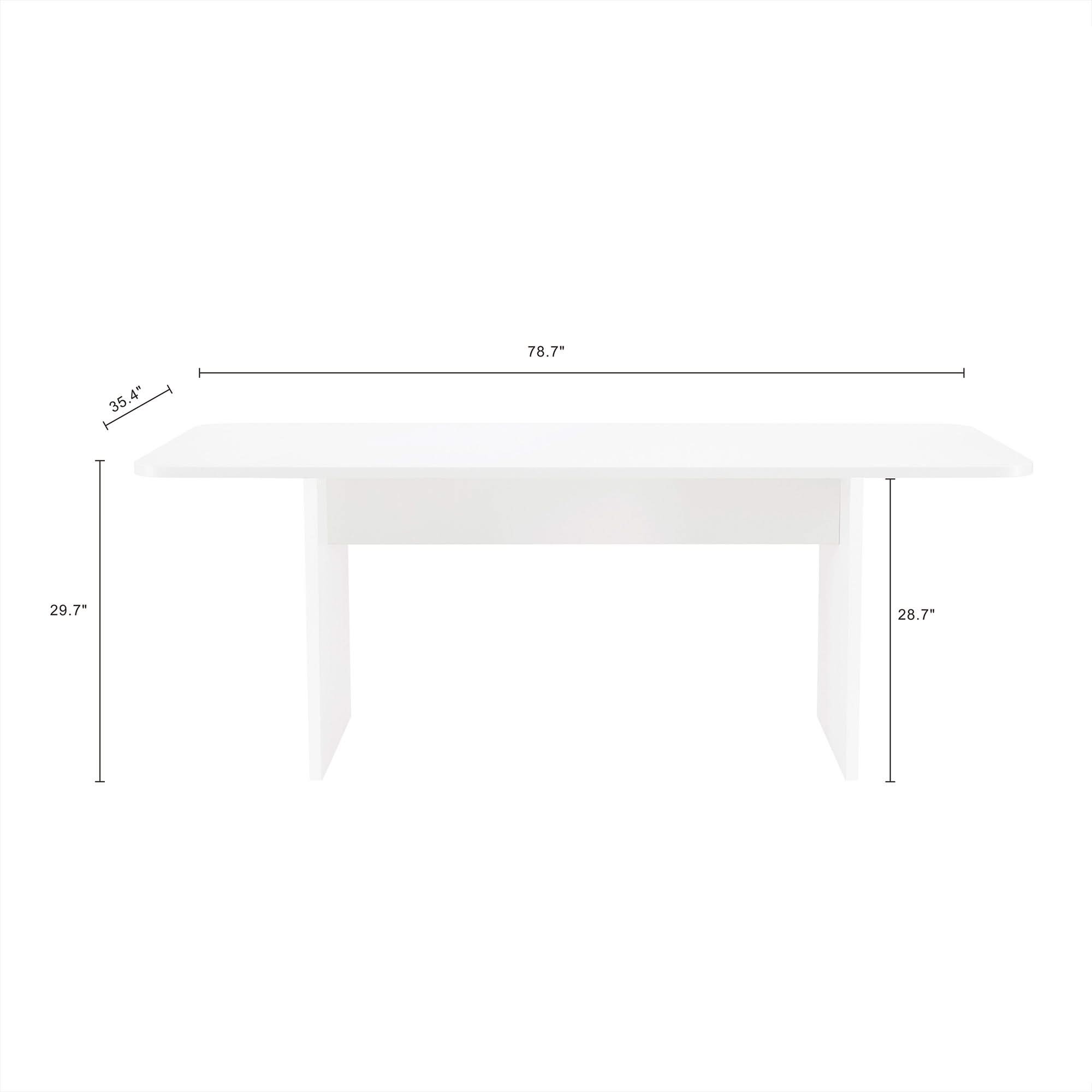 Ella - Dining Table - White