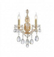 Michael Amini Lighting - La Scala Traditional Crystal Wall Sconce - Gold