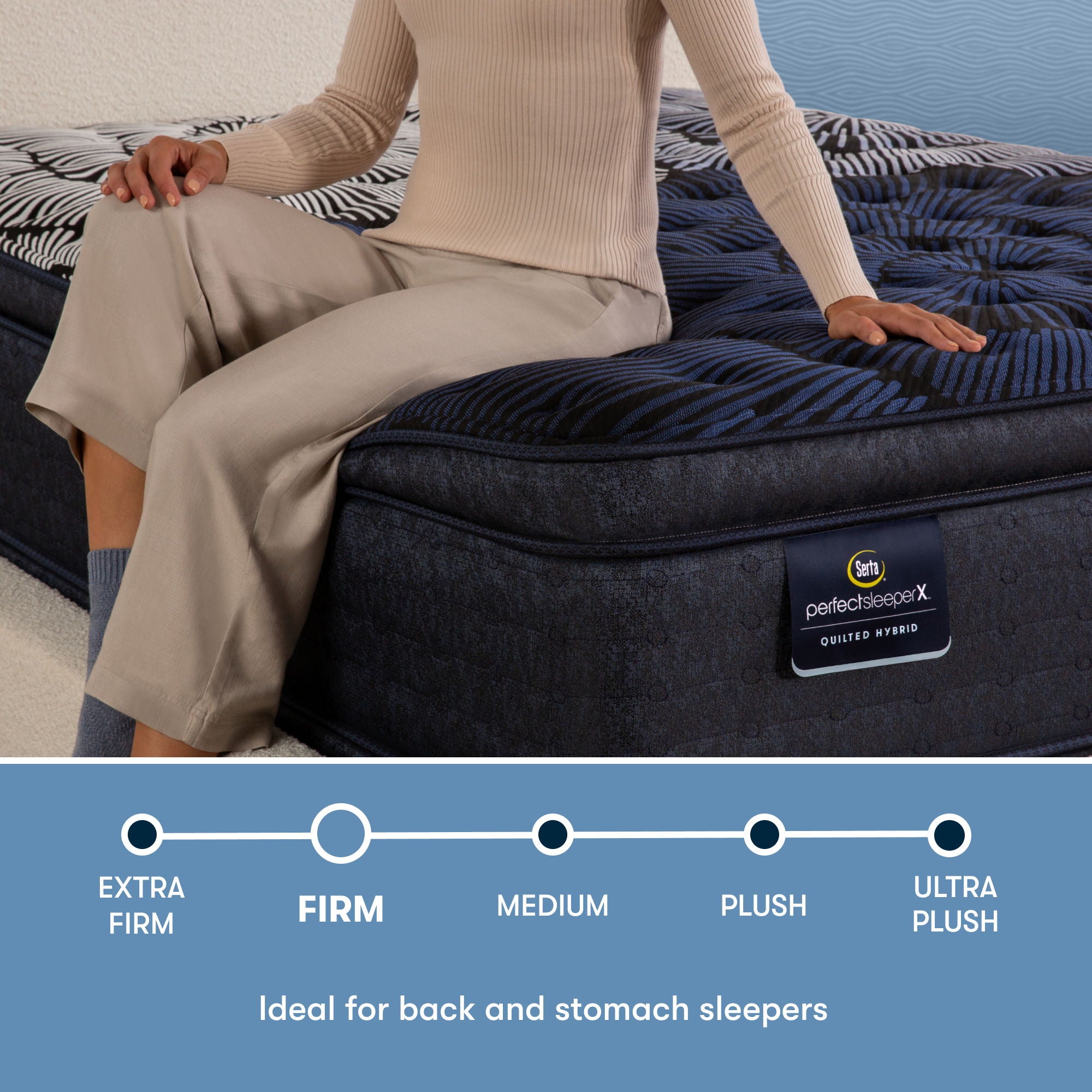 Perfect Sleeper X - 15.25" Max Hybrid Firm Pillow Top Mattress