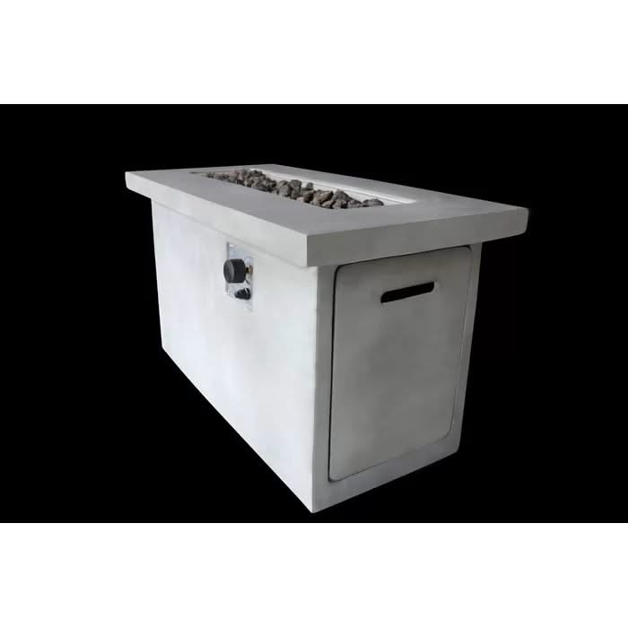 Propane / Natural Gas Outdoor Fire Pit Table - Gray