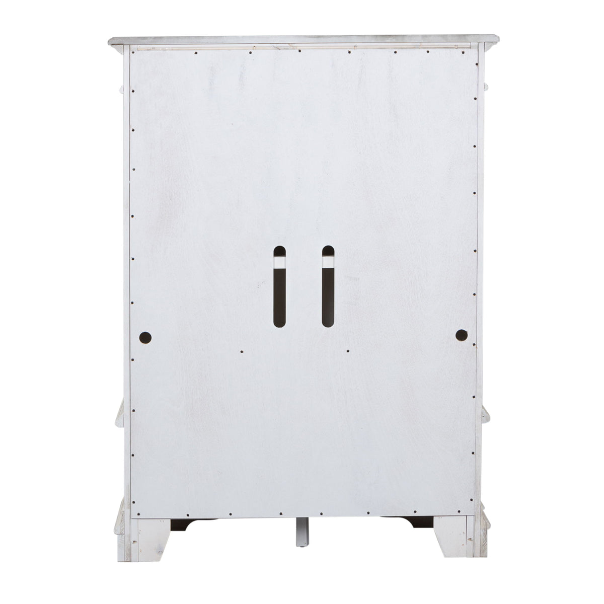 Abbey Park - Mirrored Door Chest - Antique White