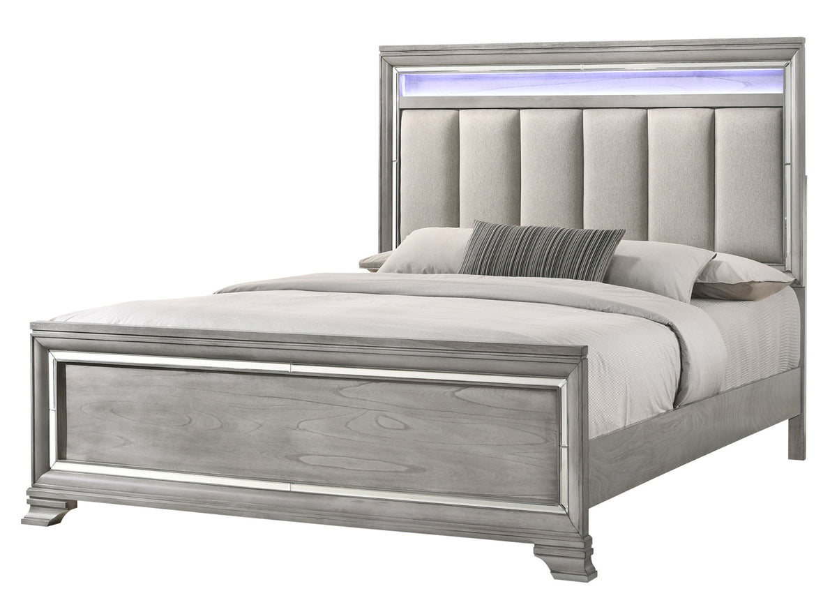 Vail - California King 4 Piece Bedroom Set - Gray