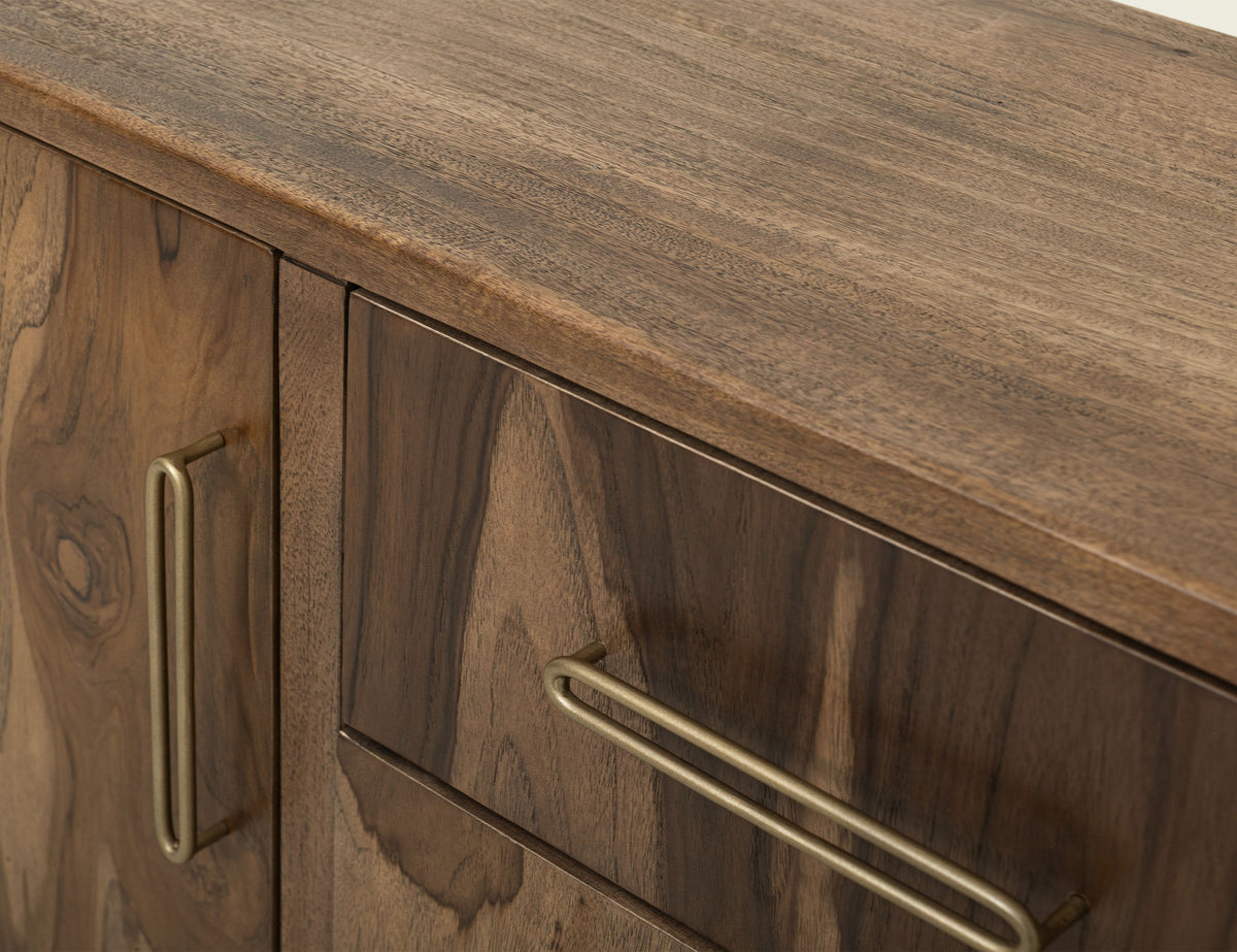 Balam - 4 Drawer & 2 Door Buffet - Light Brown
