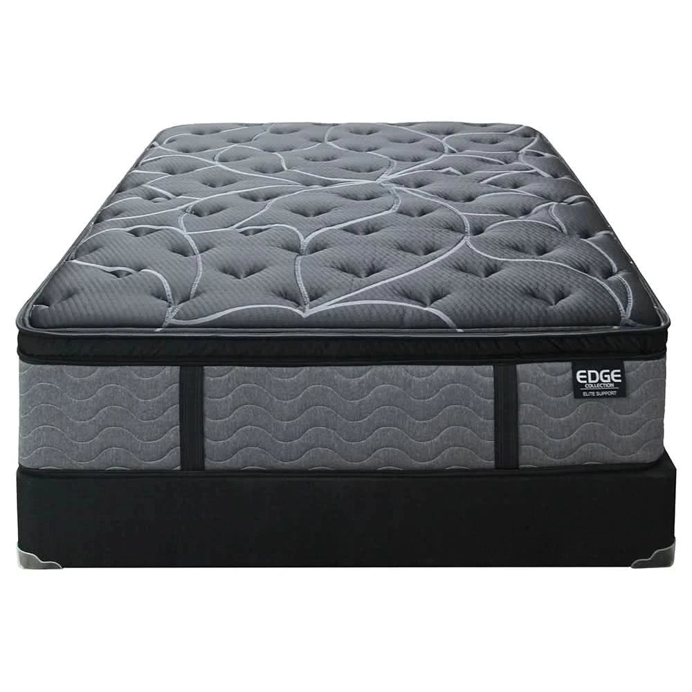 Edge 7010 Pillow Top Mattress and Adjustable Base Sleep Package with Sheets, Protector & Pillow