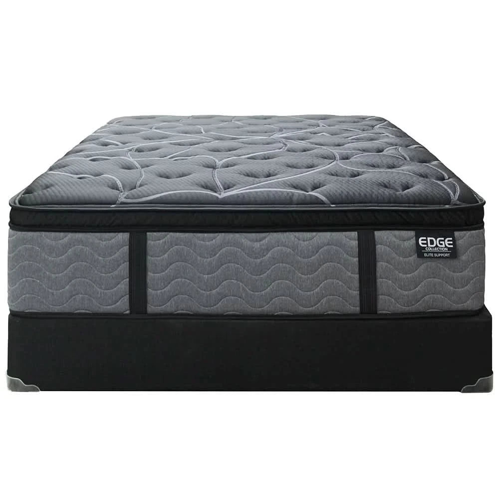 Edge 7010 Pillow Top Mattress and Adjustable Base Sleep Package with Sheets, Protector & Pillow