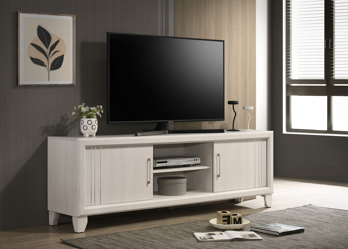 Charlie - TV Stand - White