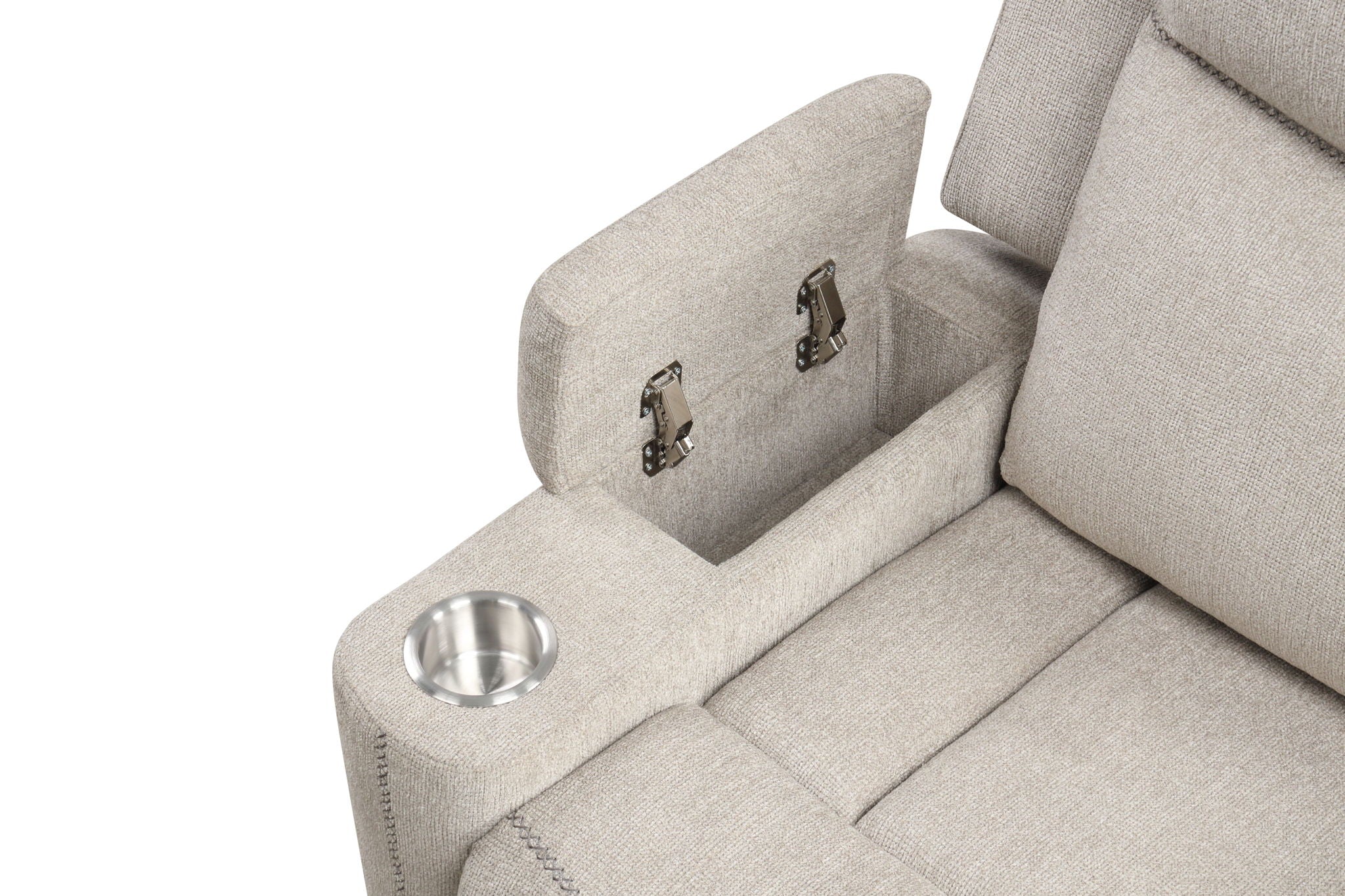 Galya - Motion Glider Recliner - Light Gray