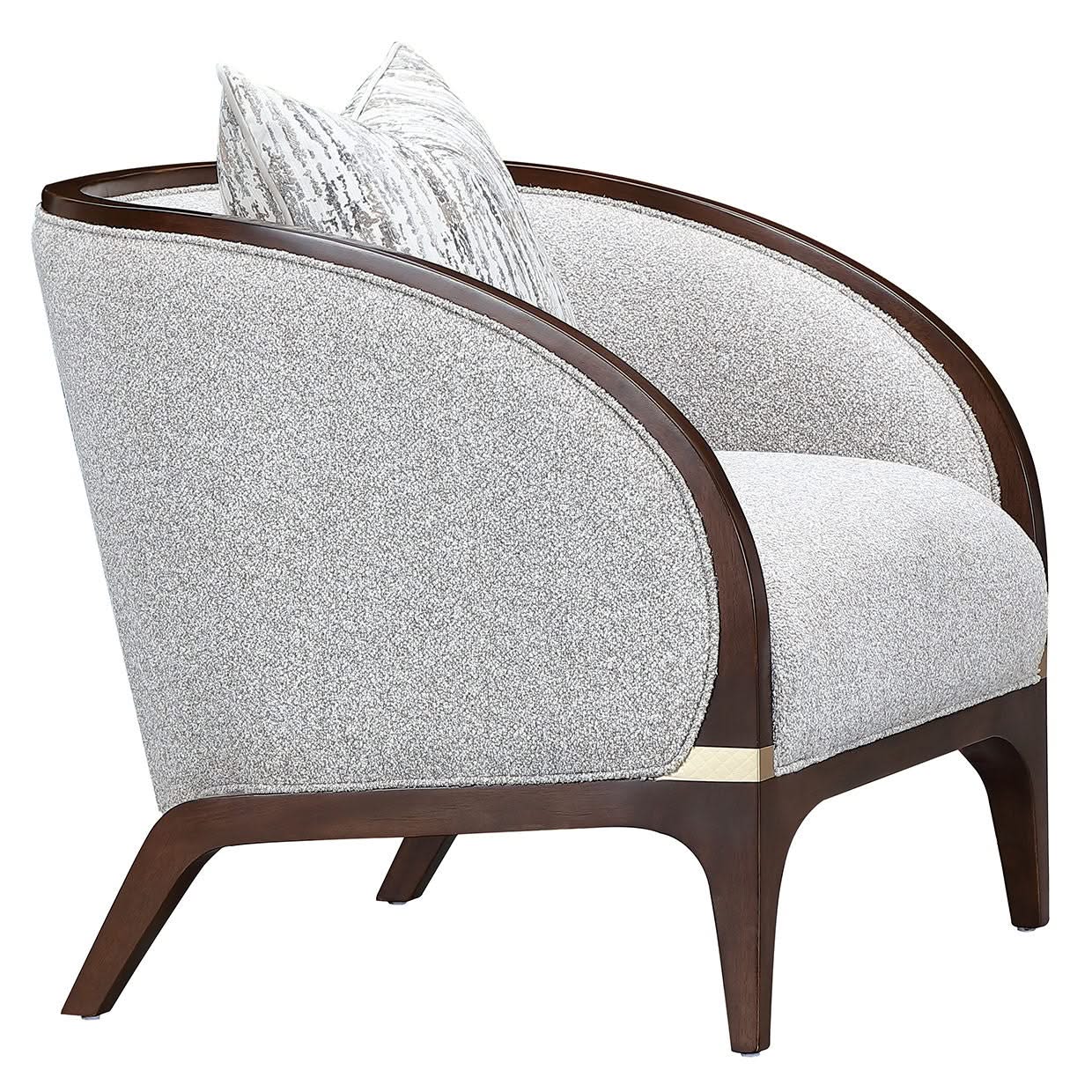 Houston - Matching Chair - Pebble / Walnut
