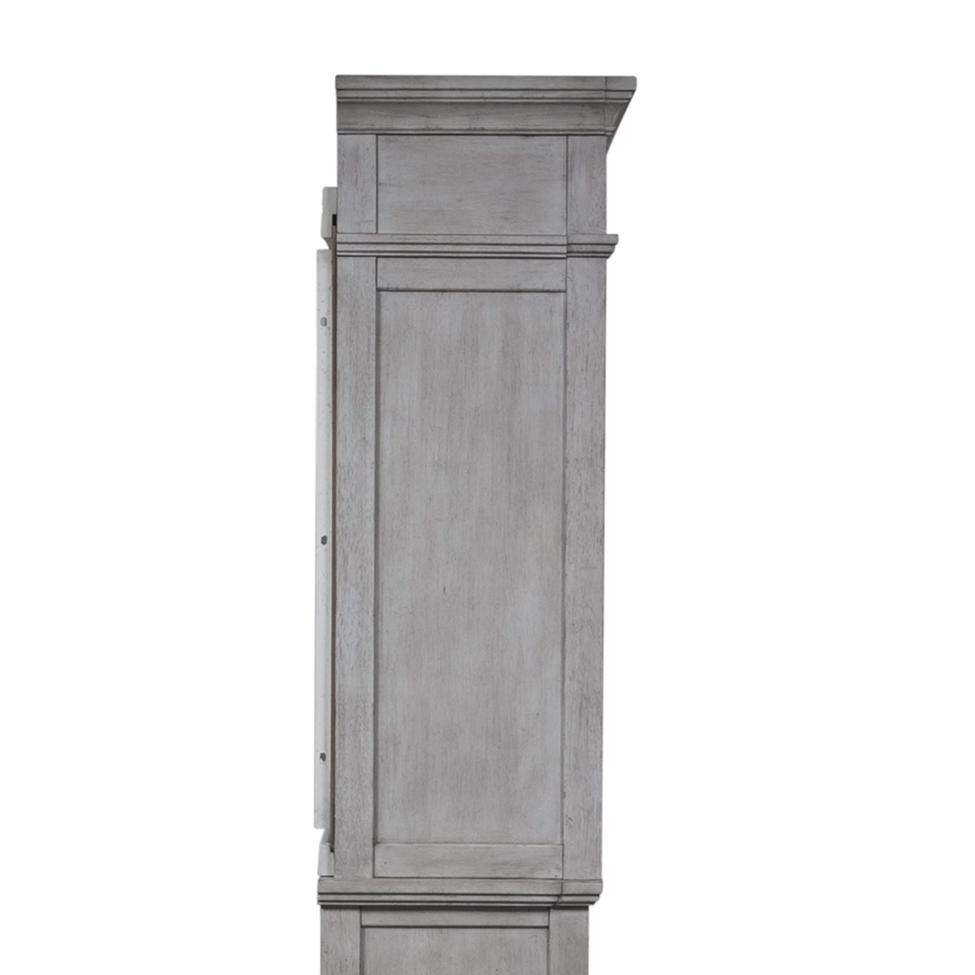 Heartland - Entertainment Hutch - Antique White / Tobacco Tops