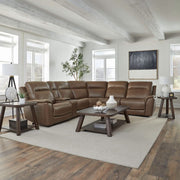 Collins - 6 Piece Sectional - York Chestnut