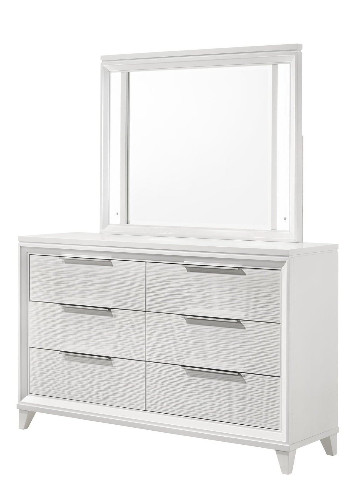 Cressida - King 5 Piece Bedroom Set - White