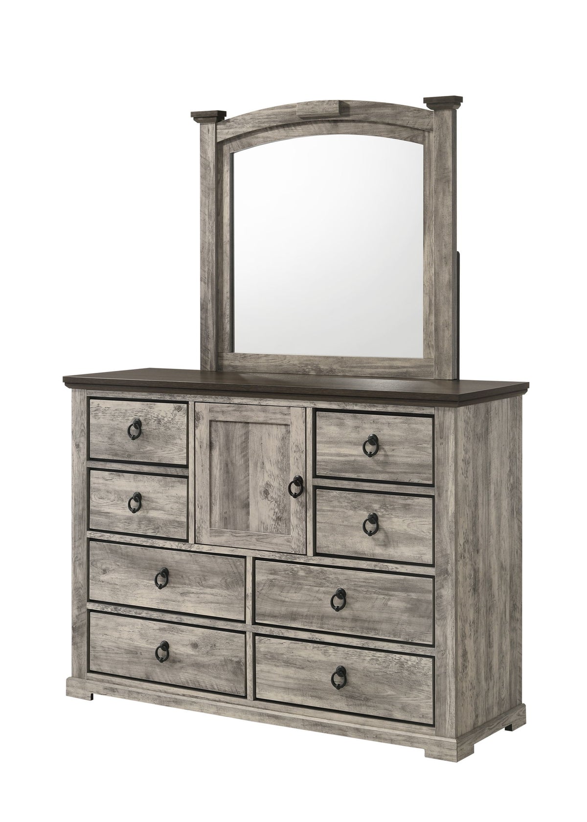 Ella-Mae - Queen 4 Piece Bedroom Set - Gray