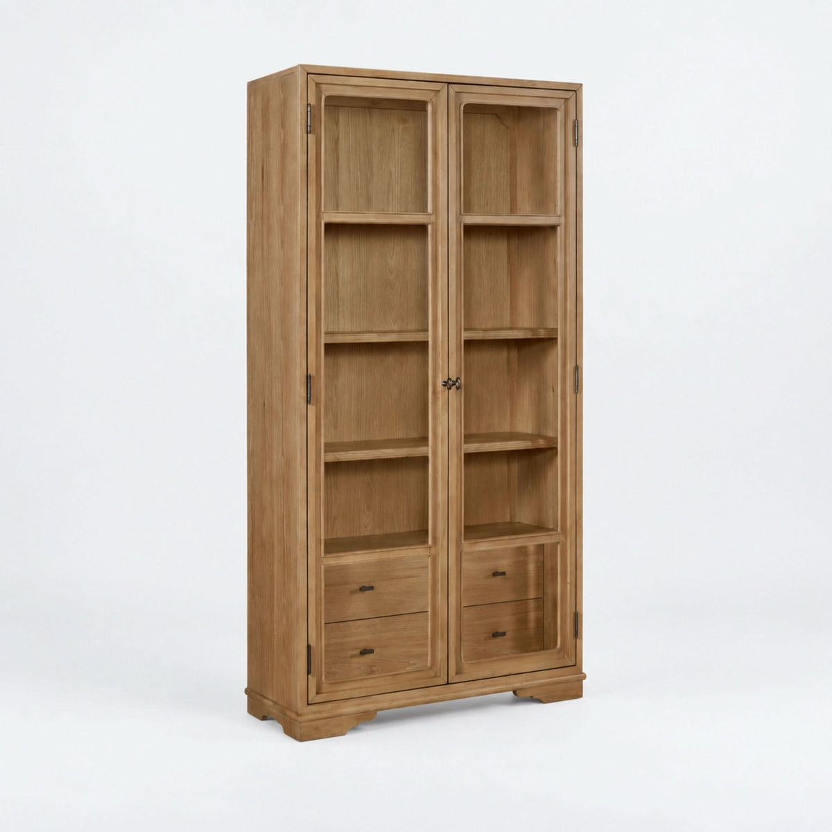 Tall Display Cabinet With Glass Doors