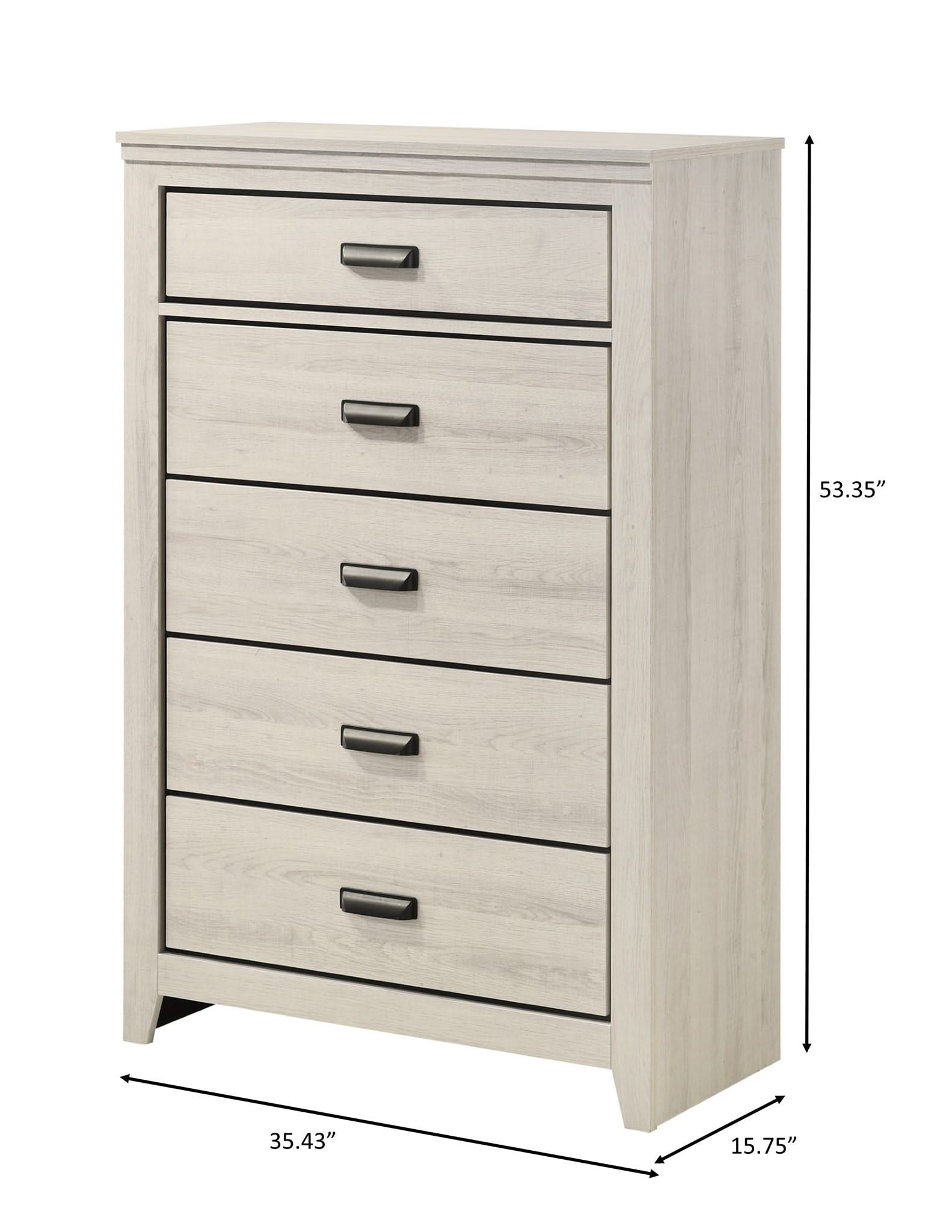 Carter - Chest - White