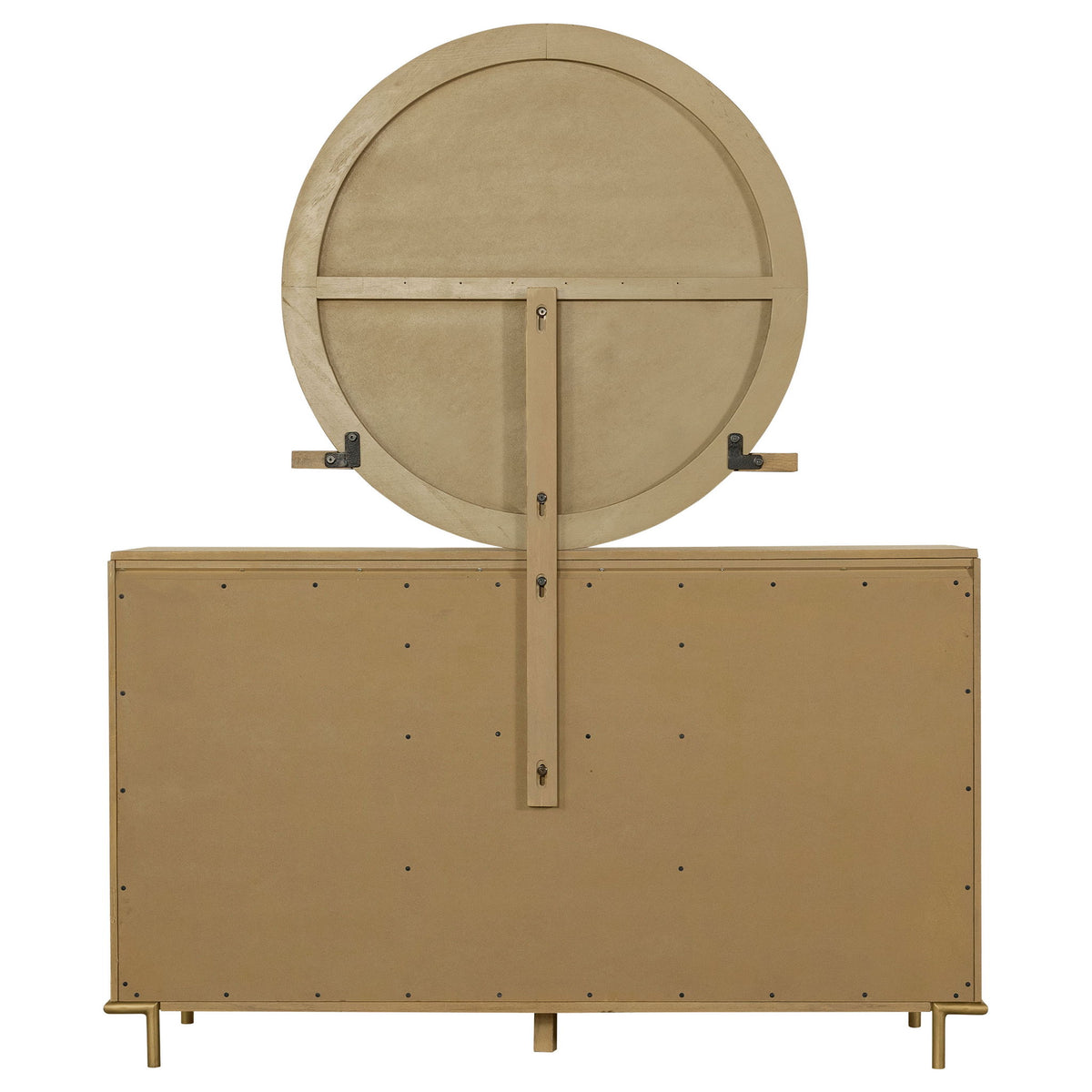 Arini 8-drawer Dresser with Mirror Sand Wash