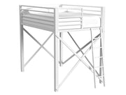 Waverly Full Loft Bunk Bed with Ladder – Available in Black or White