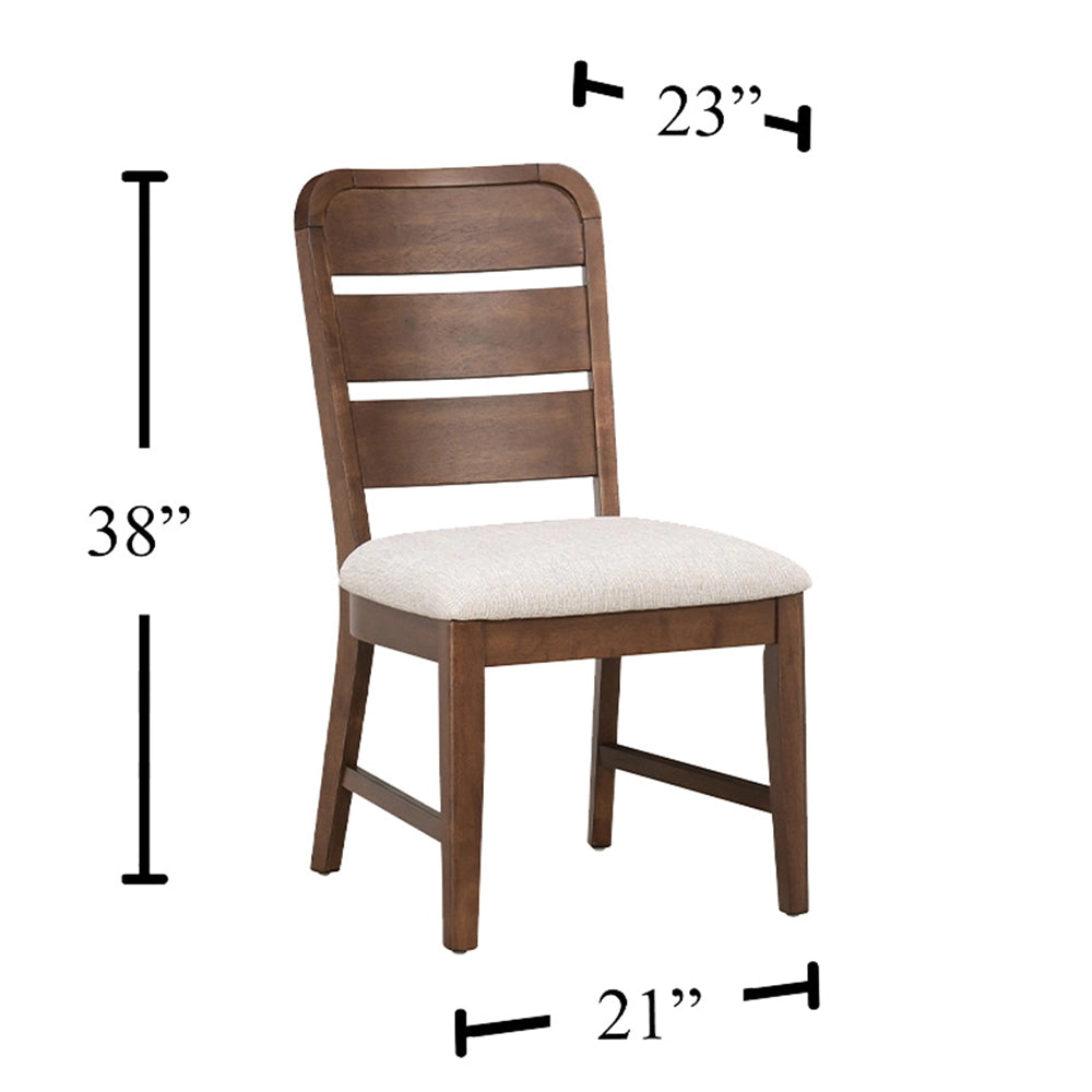 Emilia Brown 7-Piece Extension Dining Set