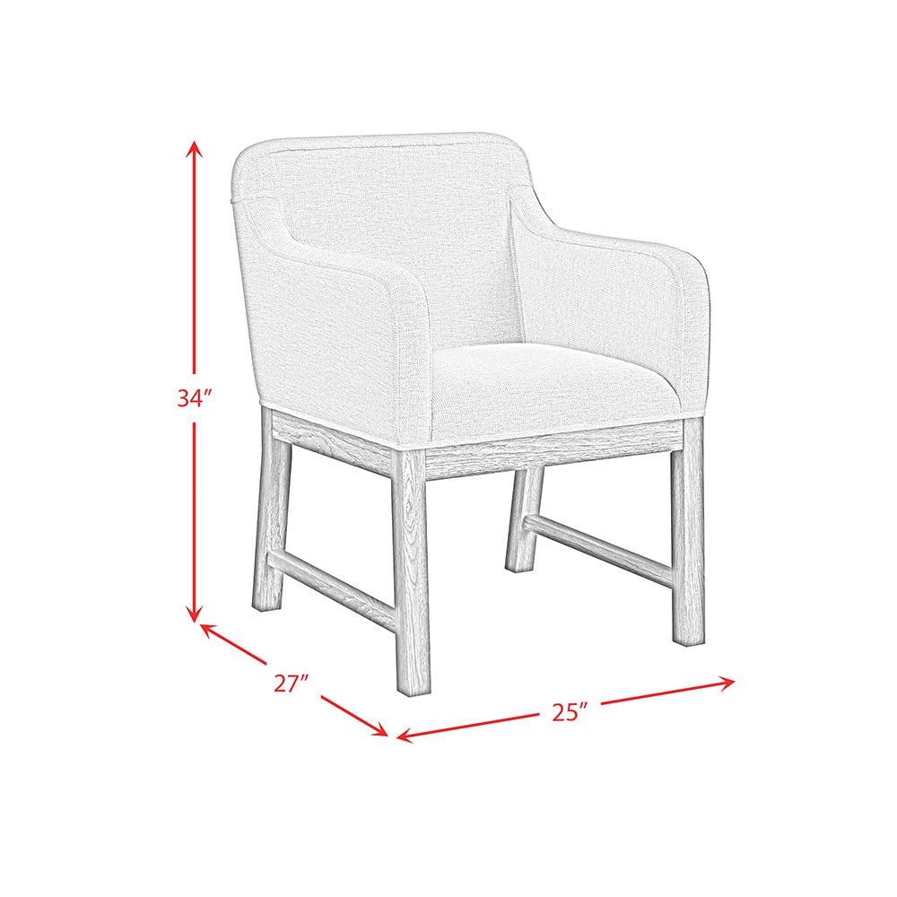 Emilia Brown 7-Piece Extension Dining Set