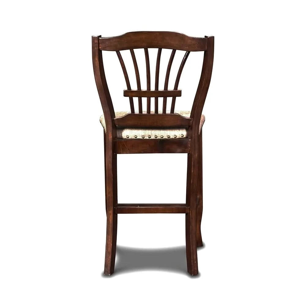 Emma Espresso Cherry 5 Piece Counter Height Dining Set