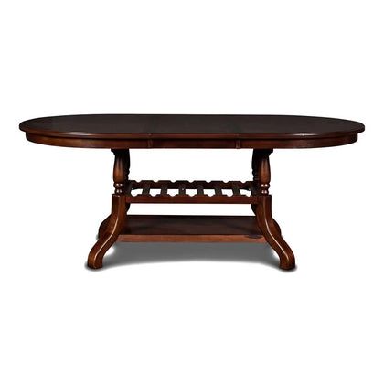 Emma Espresso Cherry Dining Table