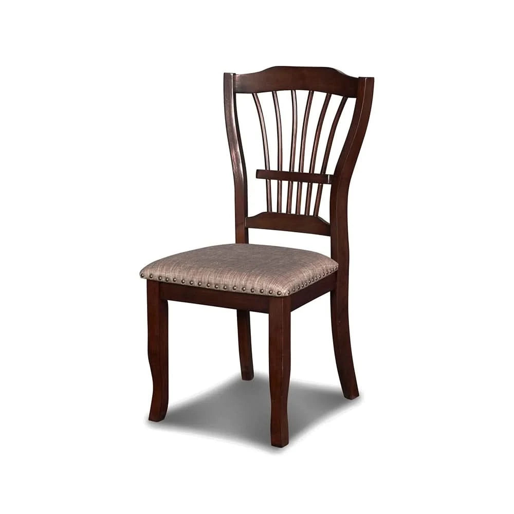 Emma Espresso Cherry 5 Piece Dining Set