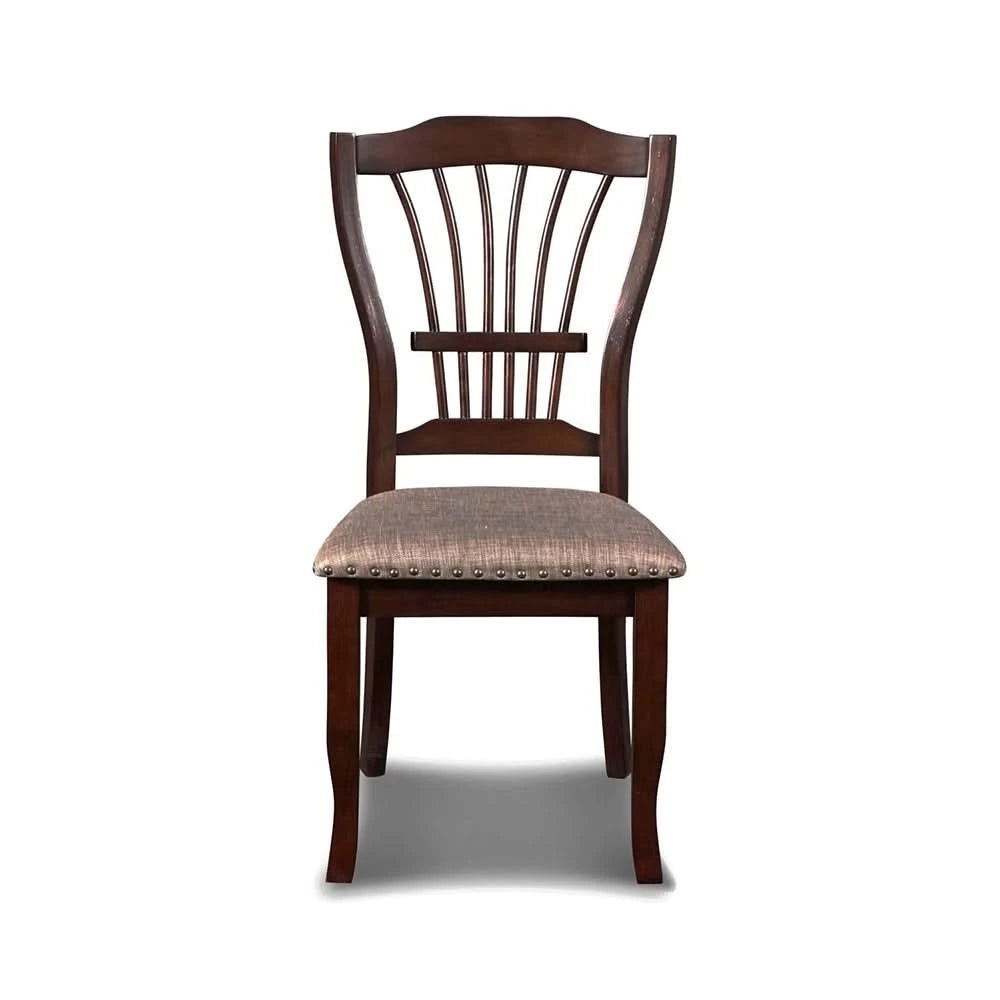 Emma Espresso Cherry 5 Piece Dining Set