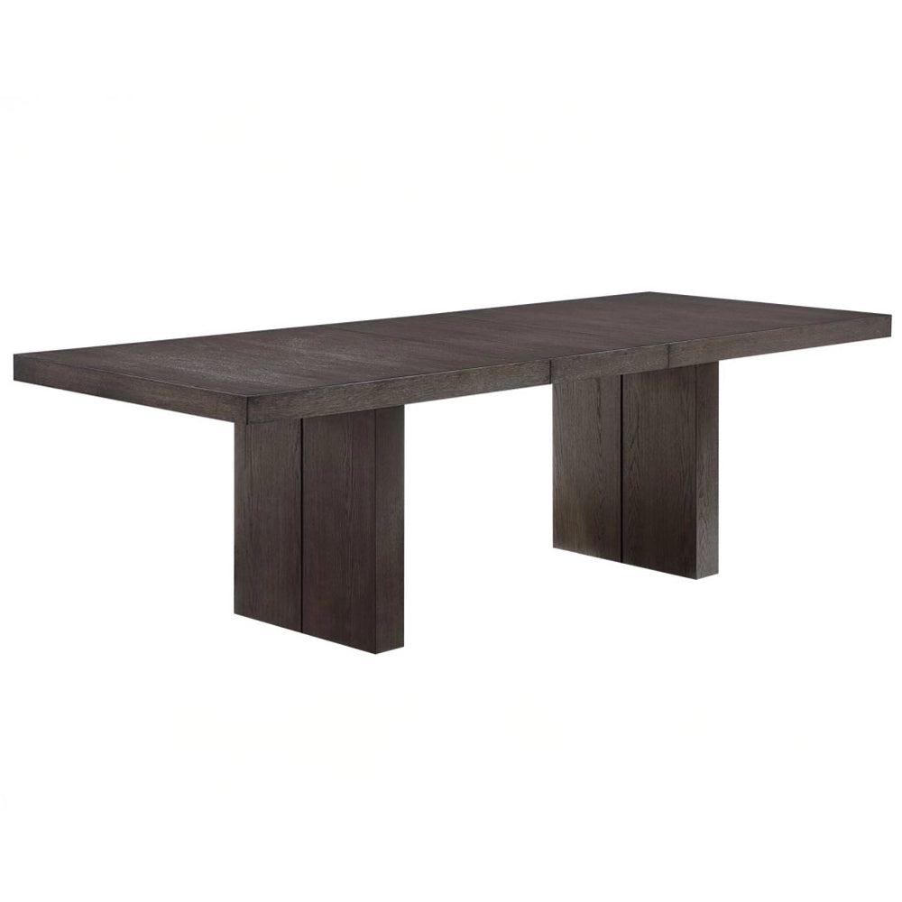 Evan 6-Piece Dining Set with 78–96 Inch Extendable Table, Green Velvet Chairs & Bench