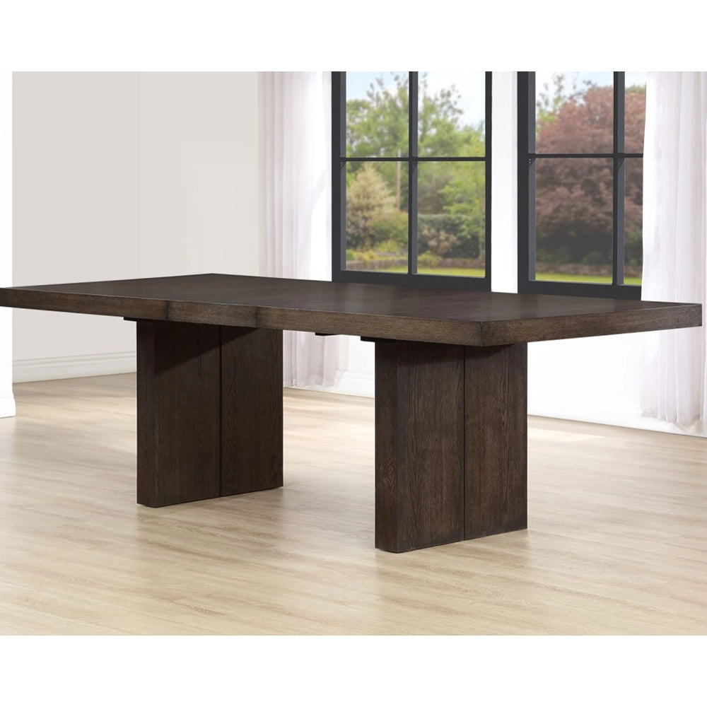 Evan 6-Piece Dining Set with 78–96 Inch Extendable Table, Green Velvet Chairs & Bench