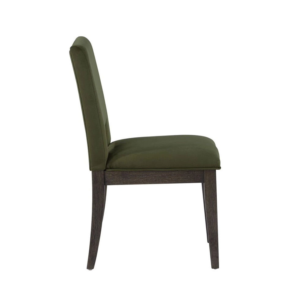 Evan 6-Piece Dining Set with 78–96 Inch Extendable Table, Green Velvet Chairs & Bench