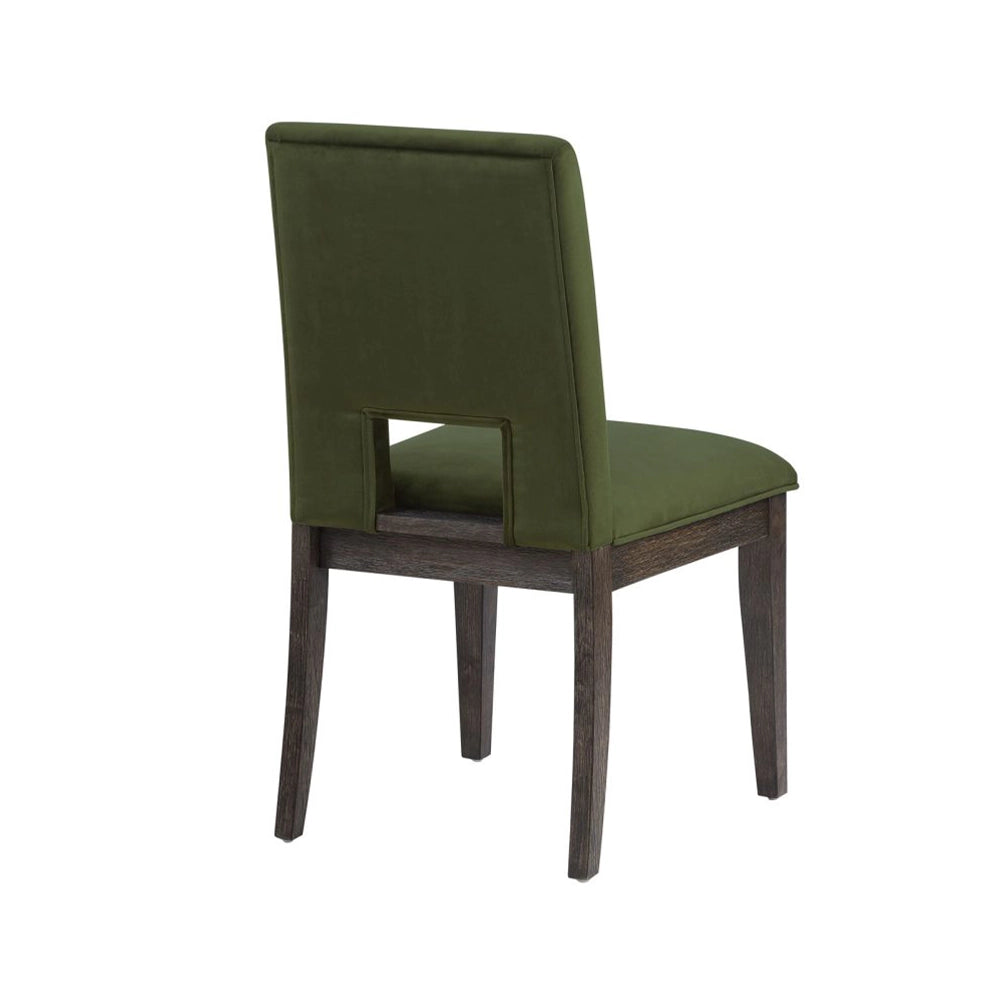 Evan 6-Piece Dining Set with 78–96 Inch Extendable Table, Green Velvet Chairs & Bench