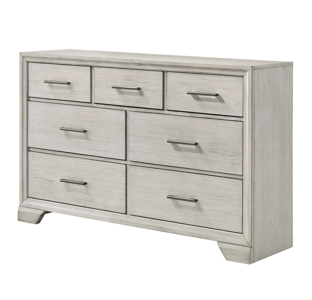Jaymes - King 4 Piece Bedroom Set - White Mist