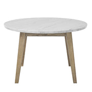 Vida - Dining Table - White / Light Brown