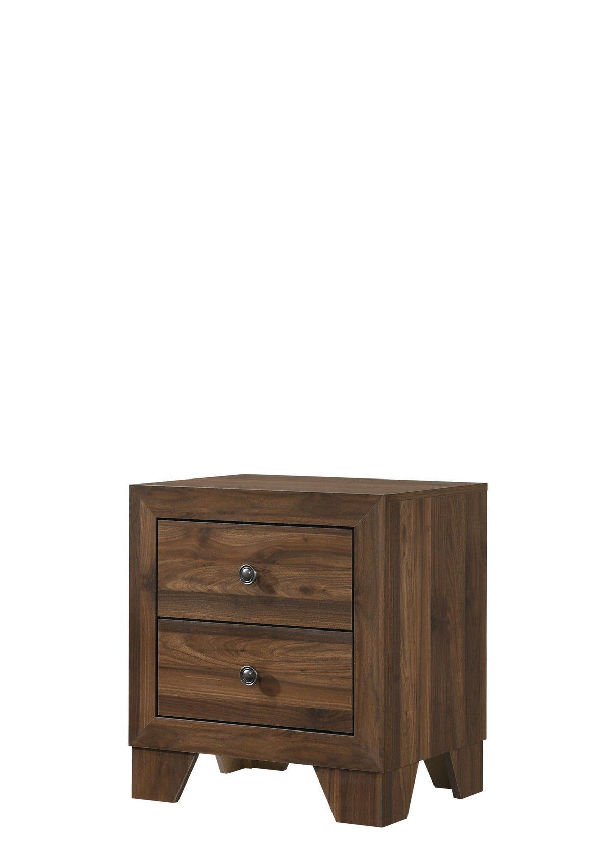 Millie - Twin 4 Piece Upholstered Bedroom Set - Brown Cherry