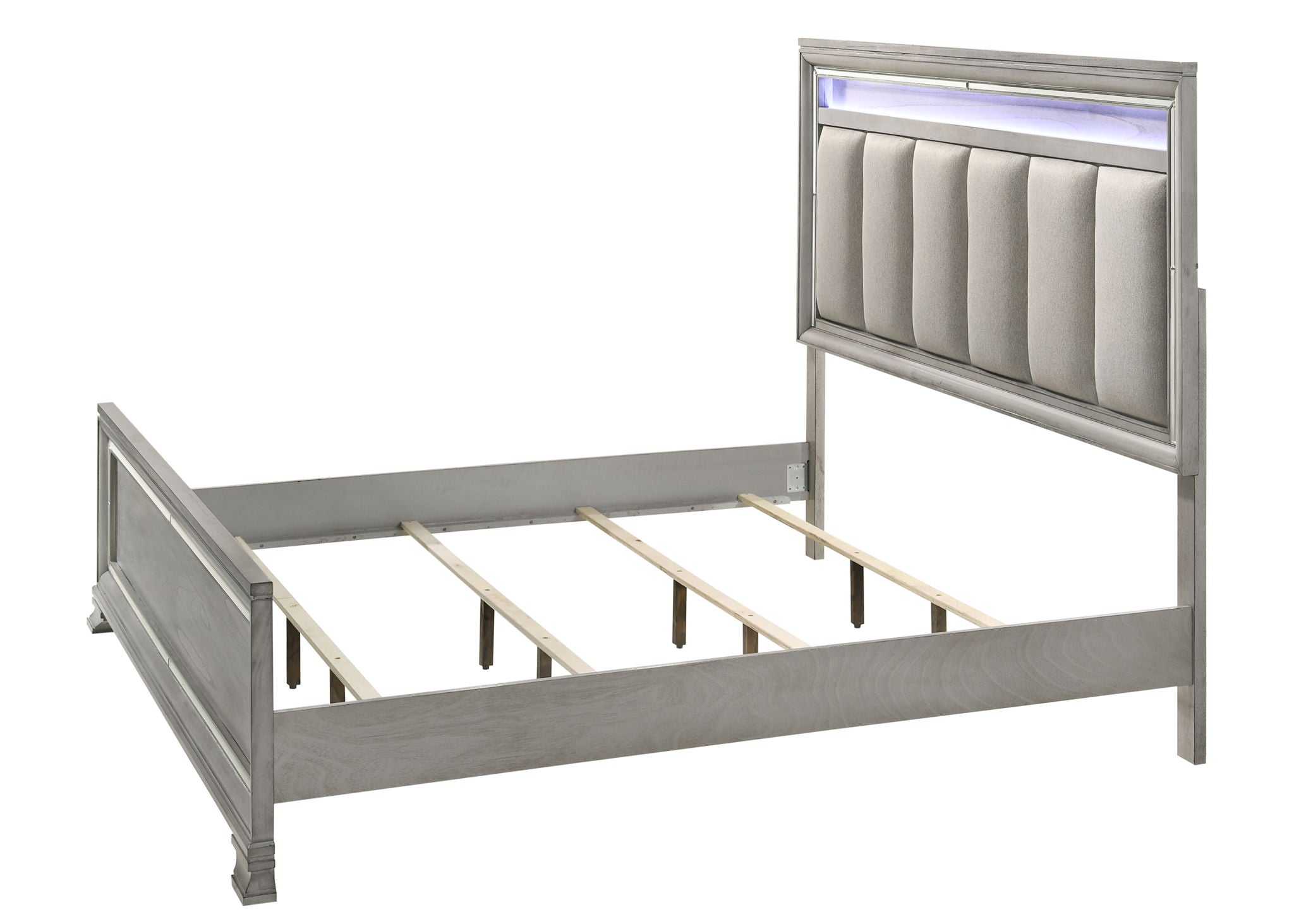 Vail - California King 4 Piece Bedroom Set - Gray