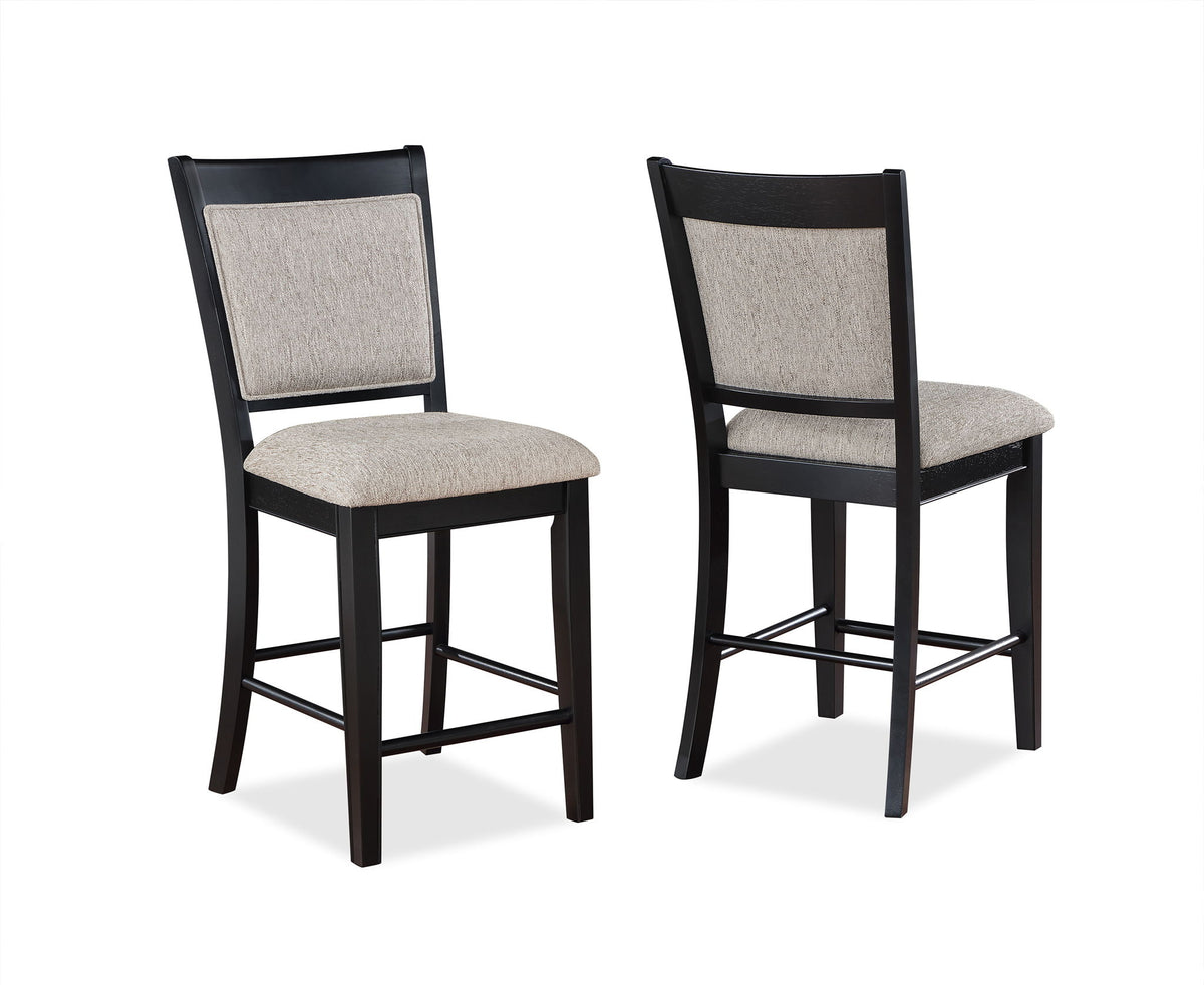 Fulton - 6 Piece Dining Room Set - Light Gray