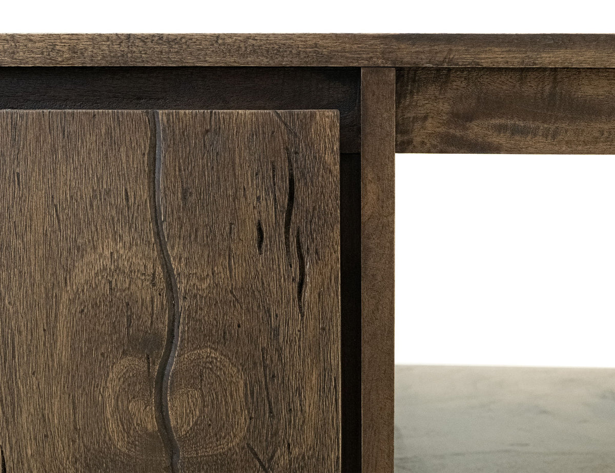 Savia - 2 Door Wood TV Stand - Brown