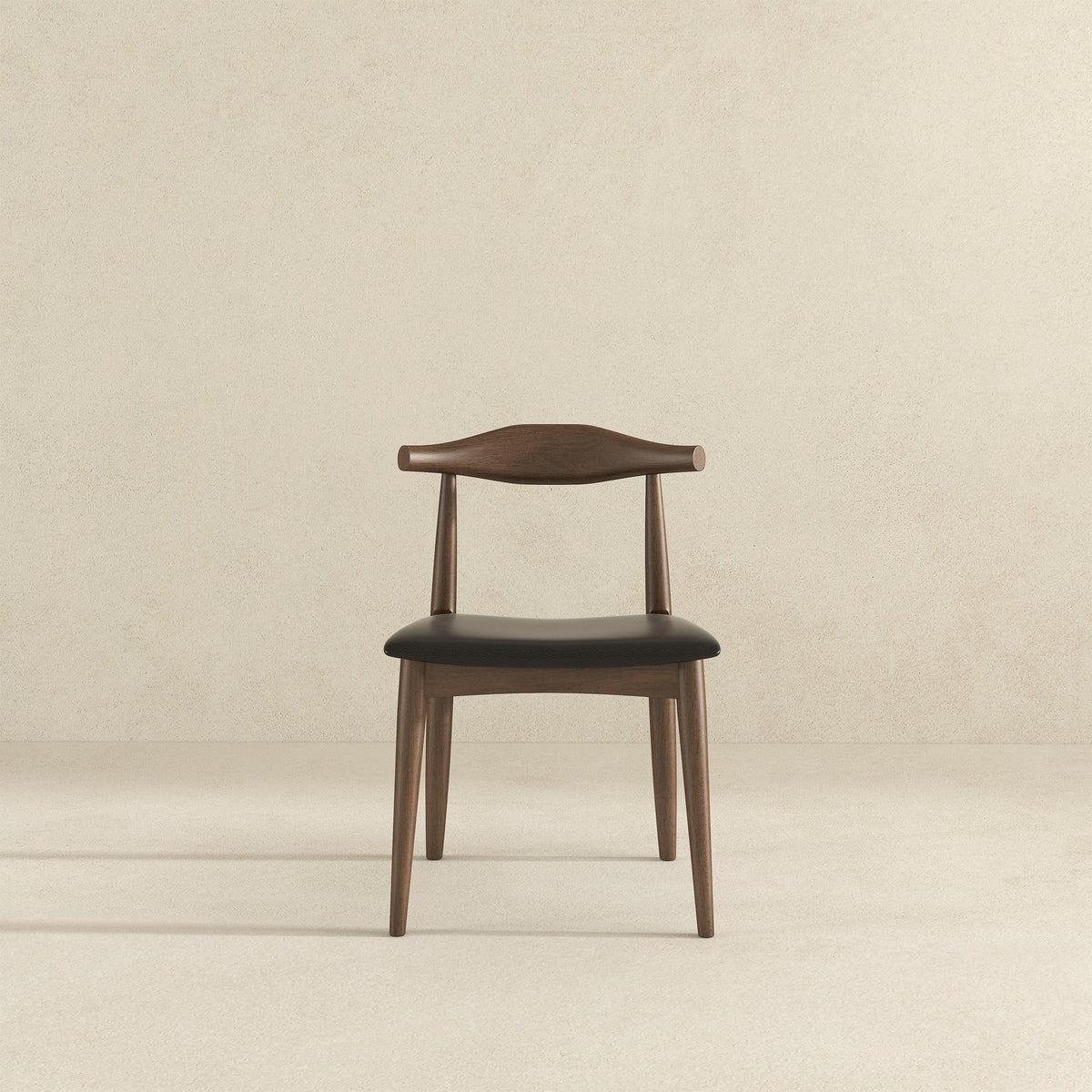Destiny - Dining Chairs (Set of 2) - Black / Dark Brown