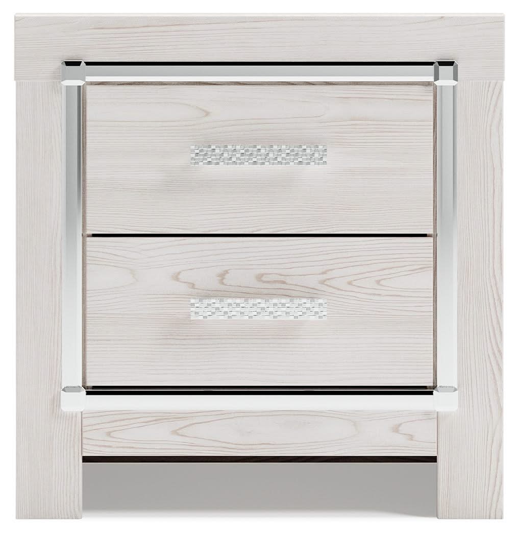 Altyra - Two Drawer Night Stand - White