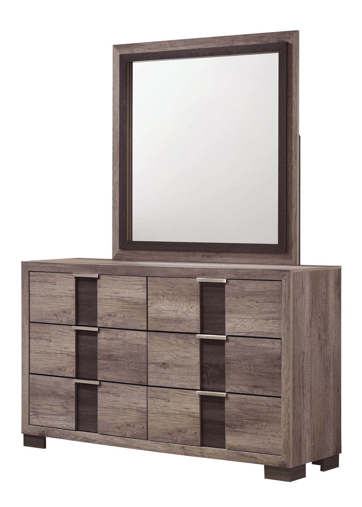 Rangley - King 5 Piece Bedroom Set - Dark Gray