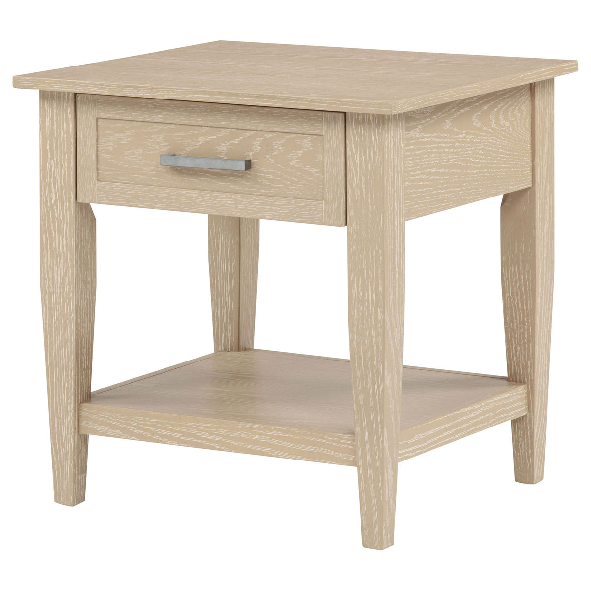 Lindenton 1-drawer Wood Occasional Side End Table Blonde
