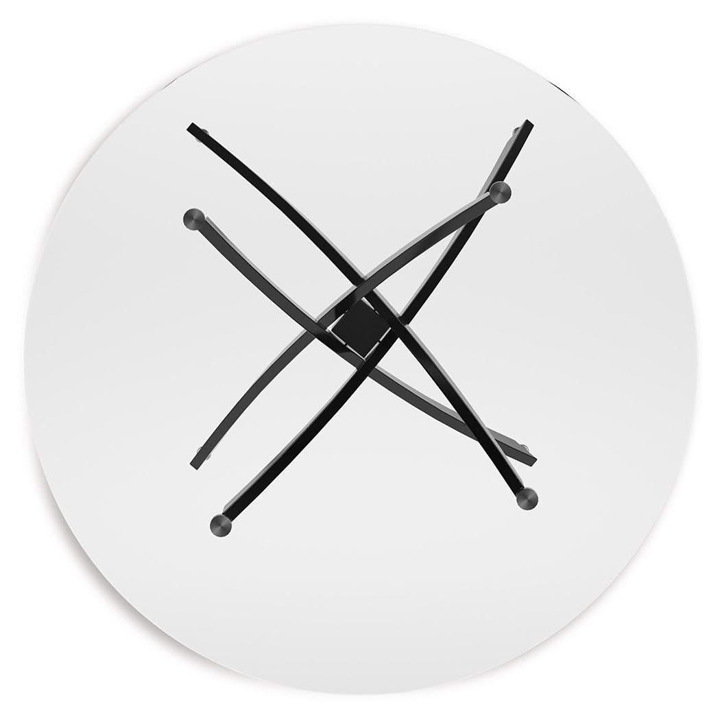 Pharwynn - Round Dining Room Table - Black