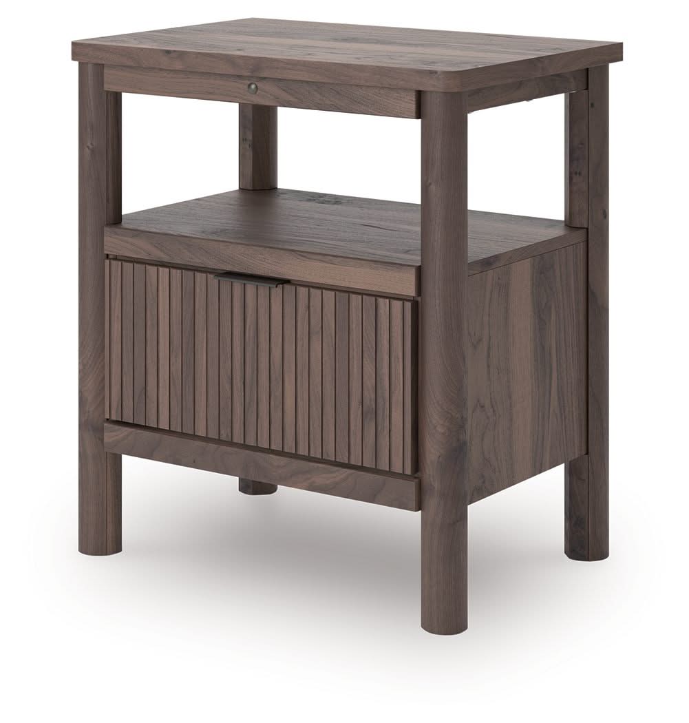 Pamytta - One Drawer Night Stand - Brown